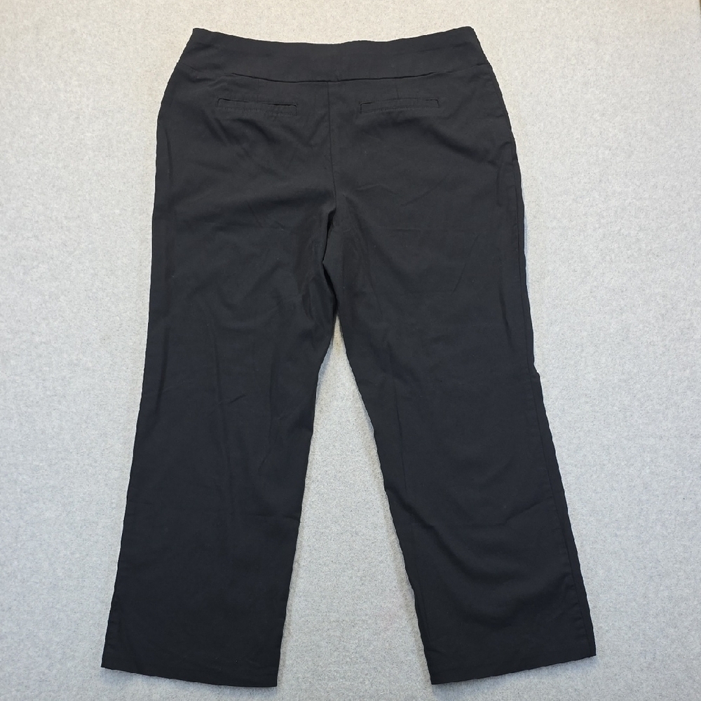 Style & Co Black Stretch Dress Pants Women’s XL Short Work Slacks - Picture 8 of 10